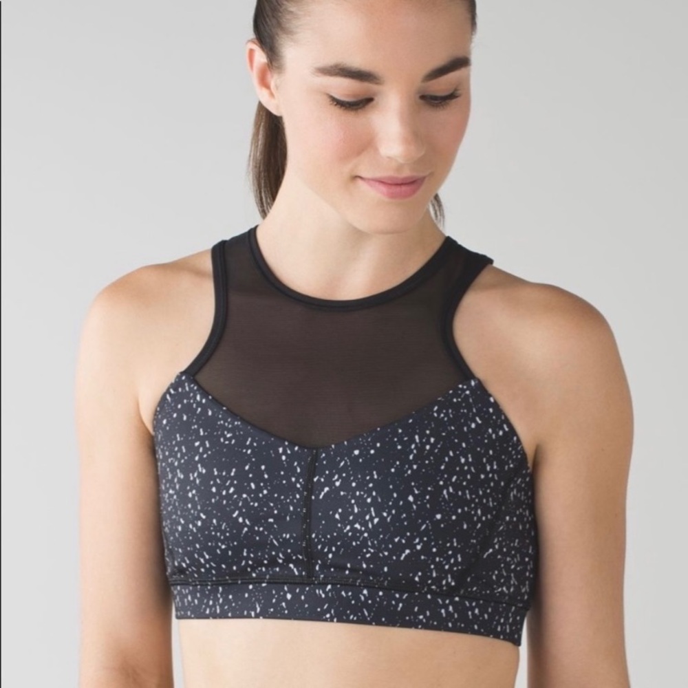 Lululemon- Sports Bra with Mesh Pannels